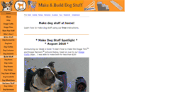Desktop Screenshot of make-and-build-dog-stuff.com