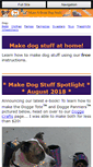 Mobile Screenshot of make-and-build-dog-stuff.com